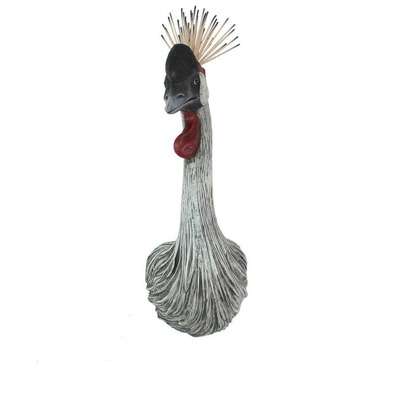 Peacock Head Animal Head Creative Home Wall Hanging Decoration
