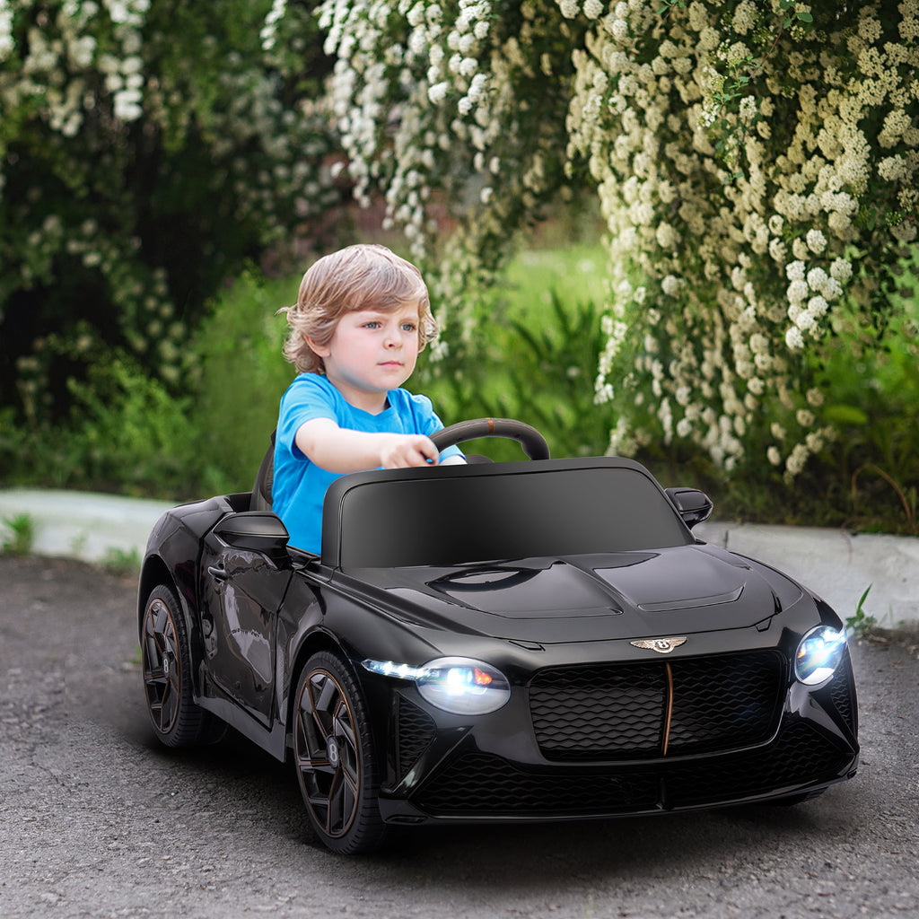 Bentley Bacalar Licensed 12V Kids Electric Car, With Remote Control, Black