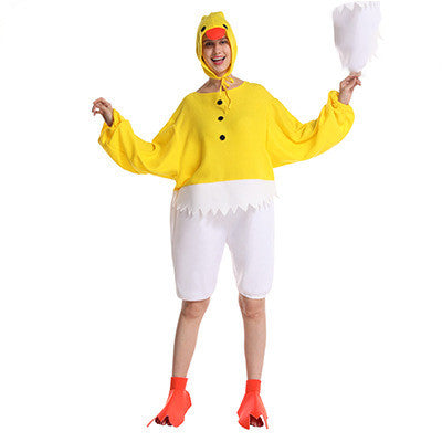 Adult Funny Chick Jumpsuit Stage Performance