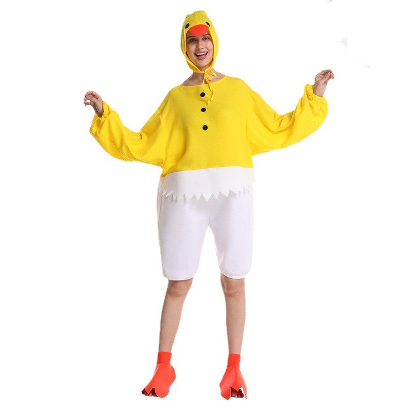 Adult Funny Chick Jumpsuit Stage Performance