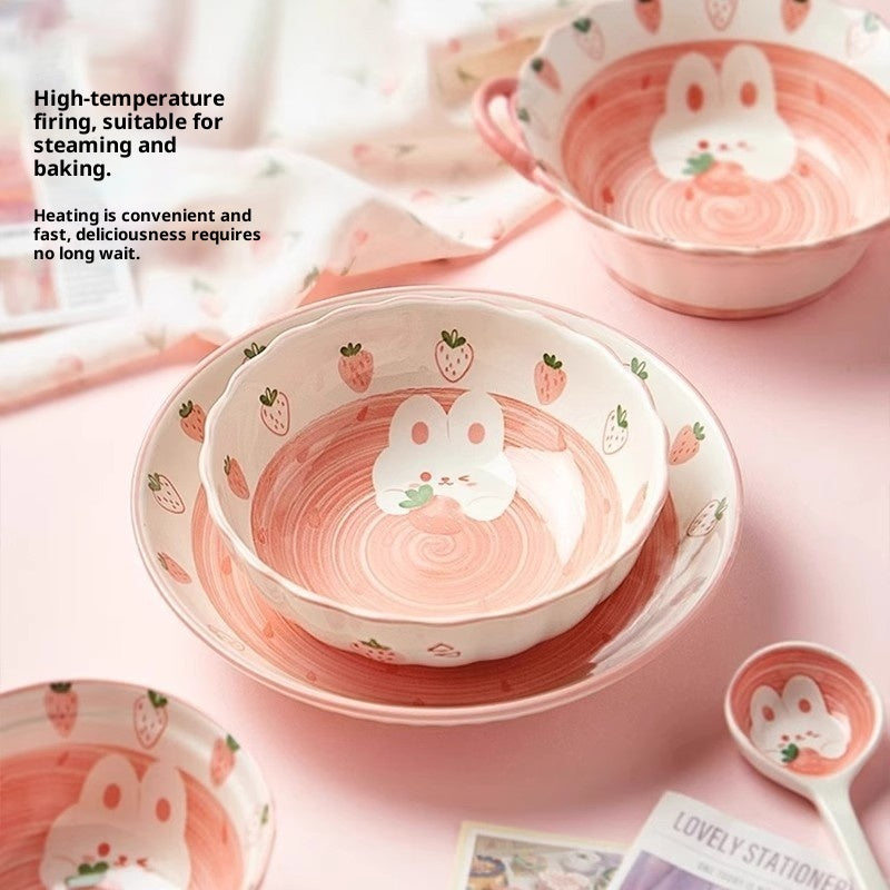 High-value Household Bowl And Plate Set