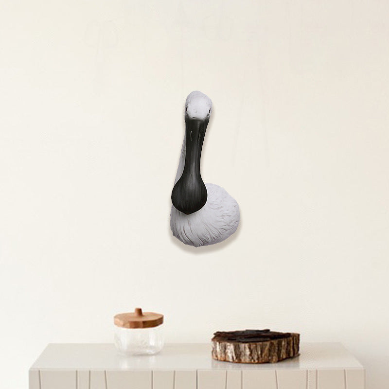 Peacock Head Animal Head Creative Home Wall Hanging Decoration