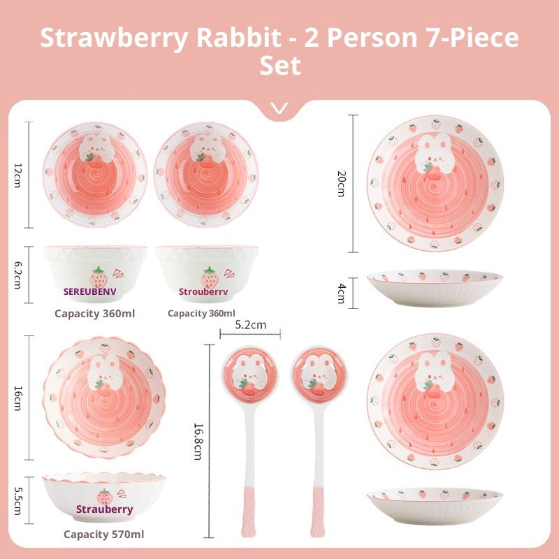 High-value Household Bowl And Plate Set